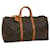 Louis Vuitton Keepall 50 Brown Cloth  ref.675941
