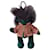 Burberry Punk Bear Bag Charm in Green Cotton  ref.676188
