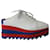 Stella Mc Cartney Zapatos brogue con plataforma Elyse de Stella Mccartney en cuero vegano blanco  ref.676193
