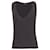 Fendi V-Neck Sleeveless Top in Black Silk  ref.676234