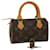 Louis Vuitton Mini Speedy Brown Cloth  ref.676471