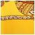 Hermès HERMES CARRE90 Sciarpa ""CARRE Grands Fonds"" Seta Giallo Auth am3180 - vista 9