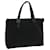 FENDI Zucchino Canvas Tote Bag Black Auth am3165 Cloth  ref.677000