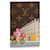 Louis Vuitton LV passport cover Xmas animation Pink  ref.677146