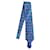 Hermès Corbatas Azul Seda  ref.677148