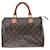 Louis Vuitton Speedy 25 Brown Cloth  ref.677182