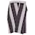 Minissaia listrada Anglomania Vivienne Westwood em algodão estampado preto  ref.677320