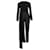 Gabriela Hearst Ephesus-Chiffon-Jumpsuit aus schwarzer Seide  ref.677332
