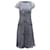 Robe mi-longue imprimée Carolina Herrera en soie bleu clair  ref.677342