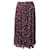 Michael Kors Pleated Floral-Print Maxi Skirt in Multicolor Polyester Multiple colors  ref.677345