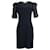 Claudie Pierlot 3/4 Sleeve Mini Dress in Navy Blue Triacetate Synthetic  ref.677363