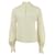 Alexander McQueen Crepe Blouse in Ivory Silk White Cream  ref.677395