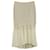 Alexander McQueen Broderie Lace Fitted Mid Skirt With Flared Fishtail in White Cotton  ref.677397
