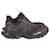 Balenciaga Track Sneakers aus schwarzem Leder und Nylon-Mesh  ref.677420