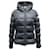 Moncler Hooded Puffer Short Jacket in Black Nylon  ref.677452