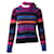 Marc Jacobs Striped Tie Neck Sweater in Multicolor Cashmere Multiple colors Wool  ref.677491