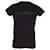 T-shirt Balmain Classic Logo en Coton Imprimé Noir  ref.677503
