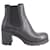 Prada Chunky Chelsea Boots in Black Leather  ref.677511