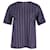 Joseph Caleb Striped Shirt in Navy Blue Wool  ref.677531