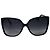 Gucci Classic Square Sonnenbrille aus schwarzem Acetat