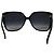 Gucci Classic Square Sonnenbrille aus schwarzem Acetat - Ansicht 4