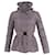 Moncler Cardoncelle Padded Belted Long Jacket in Grey Nylon Polyamide  ref.677577