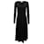 Vince V-Neck Midi Dress in Black Rayon  Cellulose fibre  ref.677581