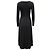 VESTIDO MIDI CON CUELLO EN V Vince - vista 3