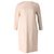 Vestido Mulberry Pocket Shift em lã creme