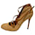Zapatos de salón Gianvito Rossi con cordones de piel decorativos Beige Marrón claro Suecia Cuero  ref.677767