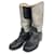 CHANEL LONG BOOTS Silvery Leather  ref.677807