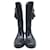CHANEL LONG BOOTS Black Rubber  ref.677810