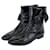 Chanel Short Boots Black Patent leather  ref.677815