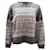 Suéter de grecas alpinos de Alexander Wang en lana gris  ref.677927