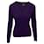Ralph Lauren V-neck Sweater in Purple Cashmere Wool  ref.677938