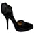 Zapatos de tacón con adorno de lazo en satén negro de Lanvin D'Orsay  ref.677943
