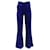 Pantaloni a zampa Alice + Olivia in viscosa blu Fibra di cellulosa  ref.677951