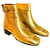 Yves Saint Laurent Miles 30 Matt Golden Leather  ref.677969