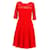Claudie Pierlot robe Red Nylon  ref.678080
