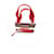 Lancel handbag Red Cotton  ref.678082
