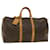 Louis Vuitton Keepall 50 Brown Cloth  ref.678164