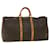 Louis Vuitton Keepall 55 Brown Cloth  ref.678556