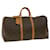 Louis Vuitton Keepall 55 Brown Cloth  ref.678559
