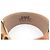 VAN DER BAUWEDE ARMBAND EFEU VERGOLDET MANSCHETTE + 2 EIDECHSEN-LEDER-BINDUNGEN Golden - Ansicht 3