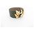 VAN DER BAUWEDE ARMBAND EFEU VERGOLDET MANSCHETTE + 2 EIDECHSEN-LEDER-BINDUNGEN Golden - Ansicht 5