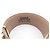 VAN DER BAUWEDE ARMBAND EFEU VERGOLDET MANSCHETTE + 2 EIDECHSEN-LEDER-BINDUNGEN Golden - Ansicht 8