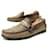 BERLUTI SHOES MOCCASIN BUCKLE ANTONIN ANTIBES SCRITTO 9.5 43.5 SHOES Brown Leather  ref.678789