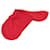 Hermès NEW HERMES HORSES SADDLE COVER IN RED POLYESTER NEW RED SADDLE COVER  ref.678842