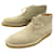 NEW LOUIS VUITTON SHOES 7.5 41.5 BEIGE SUEDE LEATHER ANKLE BOOTS  ref.678847