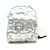 NEW CHANEL COCO NEIGE LOGO BACKPACK NYLON SILVER BACKPACK BAG Silvery  ref.678902